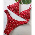 Biquini Asa Delta Flor de Liz 777