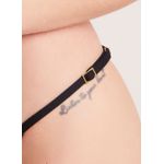 Biquíni Tanguinha Preto Pixel 787