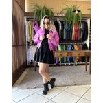 Jaqueta Puffer Metalizada Ibiza - Rosa