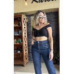 Calça Jeans Fem. Reta Constantina - Escura