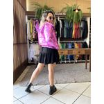 Jaqueta Puffer Metalizada Ibiza - Rosa