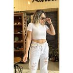 Blusa cropped Curitiba - Branco