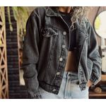 Jaqueta jeans Bomber - Garibaldi