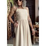 Vestido Midi Floripa - Champanhe