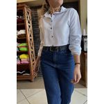 Camisa Cropped Lindóia - Branco