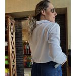 Camisa Cropped Lindóia - Branco