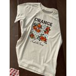 Camiseta T-shirt 100% Algodão Orange - Off