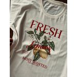 Camiseta T-shirt 100% Algodão Fresh - Off