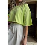 T- Shirt cropped Ubatuba - Verde Lima