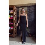 Vestido longo Envira - Preto