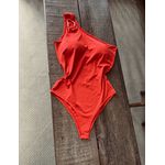 Body nula manga Teodoro - Vermelho Intenso