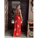 Vestido longo Vitória - Vermelho