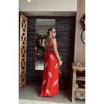 Vestido longo Vitória - Vermelho
