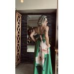 Vestido Barcelos Floral - Verde