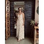 Vestido longo/Midi Belmonte - Creme