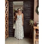 Vestido longo/Midi Belmonte - Branco