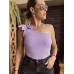 Blusa nula manga Flor Guarani - Lavanda