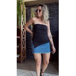 Blusa Assimétrica Tijucas - Preta