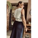 Colete em Couro PU Sobral - Off