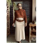 Blusa tricô mousse Caiana - Terracota