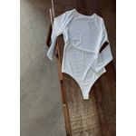 Body manga longa Estiva - Off White
