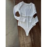 Body manga longa Estiva - Off White