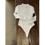 Body gola/manga longa Resende - Off White