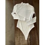 Body gola/manga longa Resende - Off White