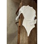 Body gola/manga longa Resende - Off White
