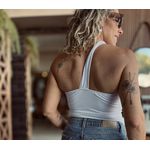 Body nó torcido Carolina - Branco