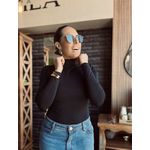 Body gola/aberto costas Alvorada - Preto