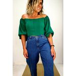 Calça Pantacour - Jeans