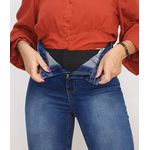 Calça Skinny cos alto Flat Belly - Jeans