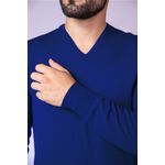 Suéter Tricot Masculino 1 Cabo Azul Royal