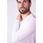 Suéter Masculino 1 Cabo Plus size - Branco