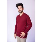 Suéter Masculino 2 Cabos Plus size - Bordô