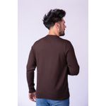 Suéter Masculino 2 Cabos Plus size - Marrom