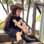 Chapéu Infantil Unissex em Couro Legítimo Cacau Linha Especial Estilo Indiana Kapell