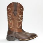 Bota Texana Feminina em Couro Legítimo Caramelo 7251 Kapell