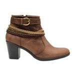 Bota Feminina Cano Curto em Couro Legítimo Havana Linha Vintage Kapell