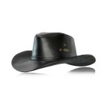 Combo Comendador Black Linha KPL Premium Botina + Chapéu + Porta Cartão + Chaveiro Todos Em Couro Legítimo