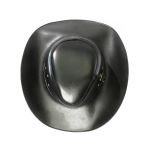 Combo Comendador Black Linha KPL Premium Botina + Chapéu + Porta Cartão + Chaveiro Todos Em Couro Legítimo