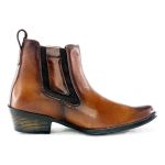 Bota Country Masculina Dallas Em Couro Legítimo Cor Cacau Linha KPL Premium 