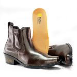 Bota Country Masculina Dallas Em Couro Legítimo Linha KPL Premium Cor Café 