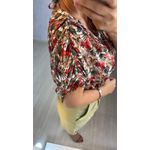 BODY POLIAMIDA - ESTAMPA FOLHAGENS