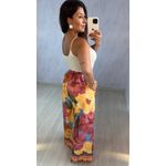 CALÇA ESTAMPADA - FUNDO AZUL