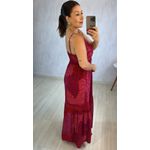 VESTIDO ONÇA ROSA - DECOTE RETO