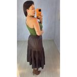 BLUSA REGATA CHARLOTE METAL - VERDE OLIVA