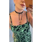 CHOCKER CAMURÇA PRETA