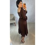 VESTIDO SILVI - MARROM